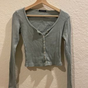 Long sleeve crop top